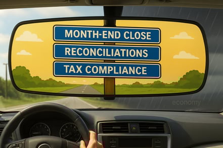 Driving Blind: Managing Finances Through the Rear-View Mirror
